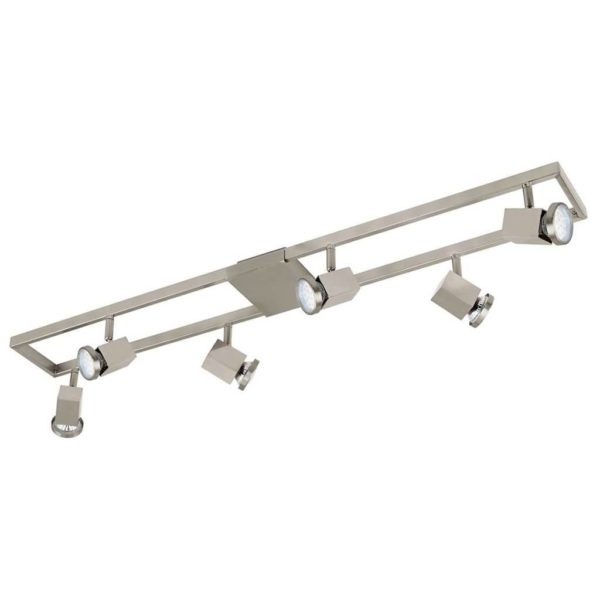 EUROLUX S369 Zeraco LED Spot Light On Bar Mount, 6 x GU10, 5W, Chrome