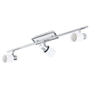 EUROLUX S373 Davida LED Spot Light On Bar Mount, 3 x GU10, 5W, Chrome & White