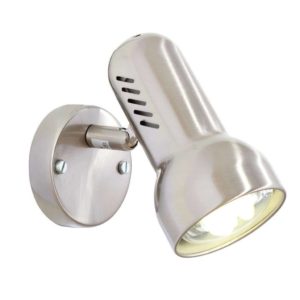 EUROLUX S40SC Turbo Spot Light, 1 x E27, 60W, R80, Satin Chrome