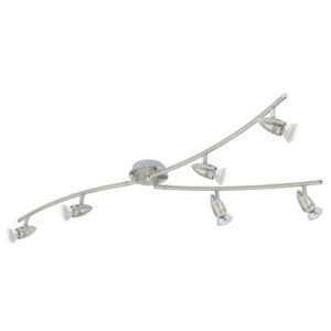 EUROLUX S414 Magnum LED On Bar Mount, 6 X 3W, Satin Chrome