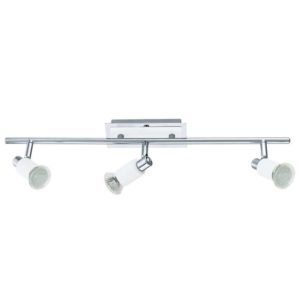 EUROLUX S417 Eridan LED On Bar Mount, 3 x GU10, SMD, 5W, Satin Chrome