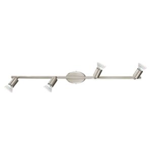 EUROLUX S419 Buzz LED Spot Light On Bar Mount, 4 x GU10, 3.3W, Satin Chrome