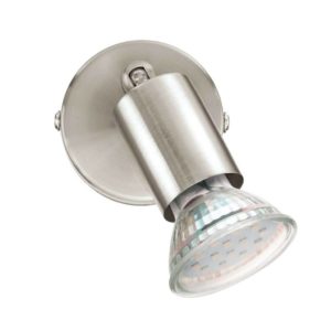 EUROLUX S421 Buzz LED Spot Light, 1 x GU10, 3.3W, Satin Chrome