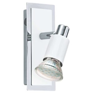 EUROLUX S424 Eridan LED Down Facing Spot Light, 1 x GU10, 5W, White & Chrome