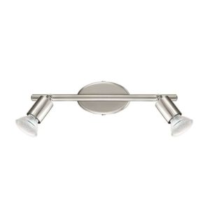 EUROLUX S427 Buzz LED Spot Light On Bar Mount, 2 x GU10, 3W, Satin Chrome