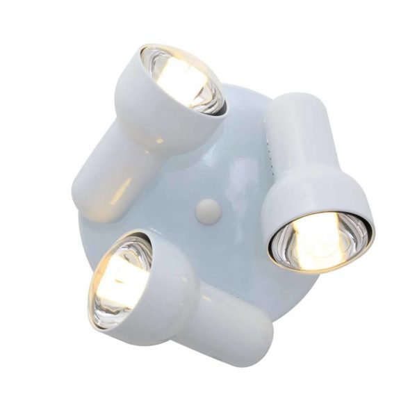 EUROLUX S45W Turbo Round Spot Light, 3 x E27, R80, 60W, White