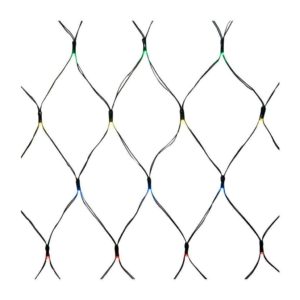EUROLUX Solar Fairy Light Net With 105 Multi-Colored LED Lamps