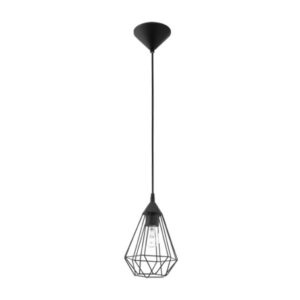 EUROLUX Tarbes P689 Pendant, 1 Light, Black, 175mm x 264mm