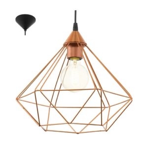 EUROLUX Tarbes P690C Pendant, 1 Light, Copper, 325mm x 300mm