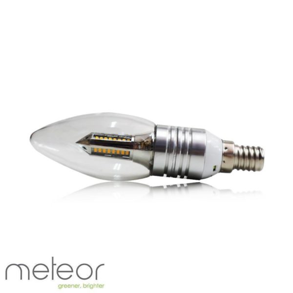 LED Light Bulb, 4W, E14 2800K Warm White, Clear (Equiv. 40W)