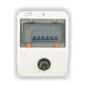 QUALITY Electrical Weatherproof Spa 1 Pump DB Box, Grey