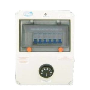 QUALITY Electrical Weatherproof Spa 2 Pump DB Box, Grey