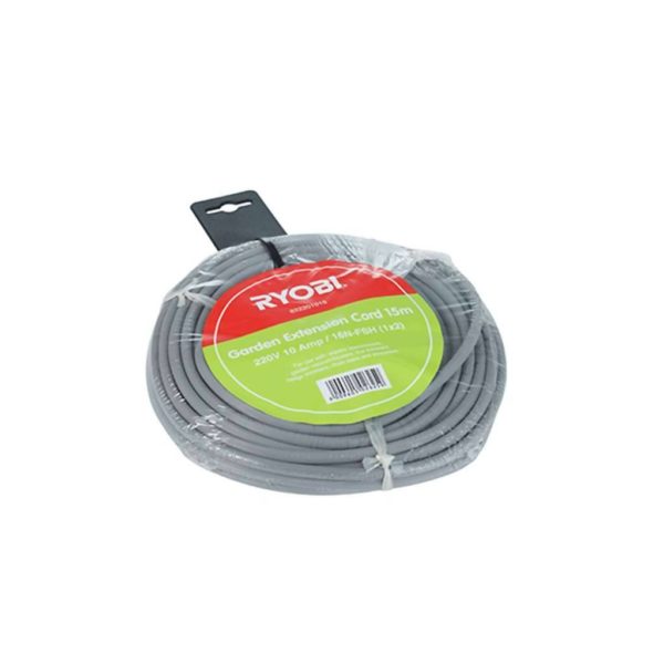 RYOBI 15m Extension Cord, 220V, 10AMP