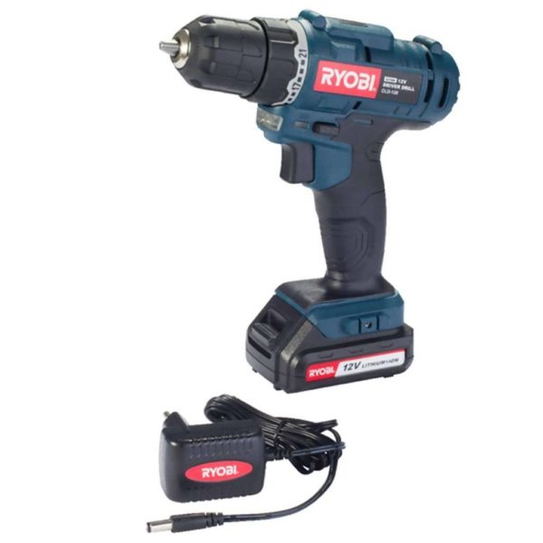 RYOBI Cordless Li-Ion Driver Drill, CLD-120, 12V