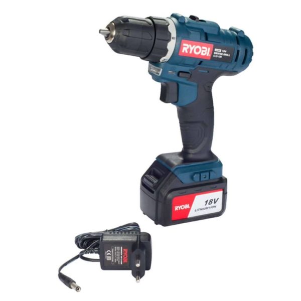 RYOBI Cordless Li-Ion Driver Drill, CLD-180, 18V