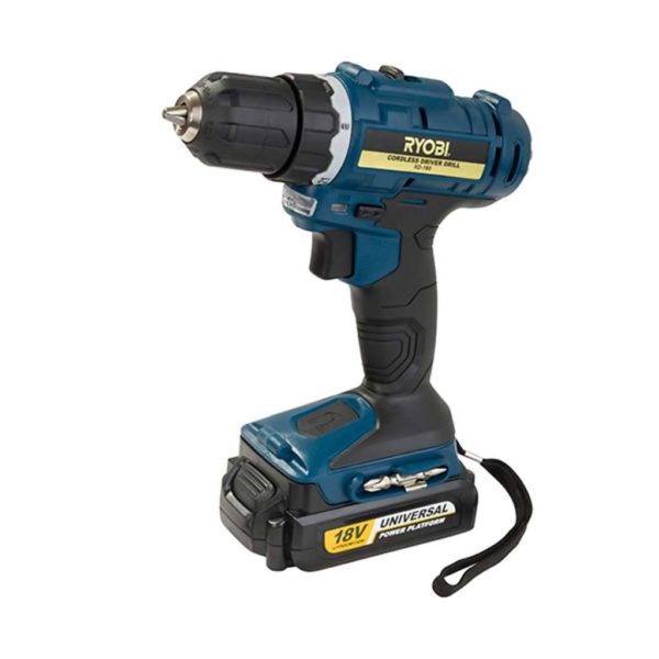 RYOBI Cordless Li-Ion Driver Drill Starter Kit, XD-180, 18V