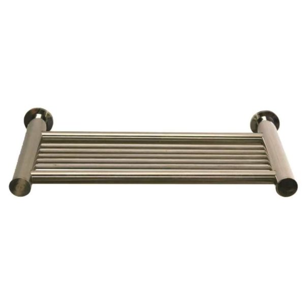 Shelca Cowrie Venus Shower Soap Dish, Polished Stainless Steel