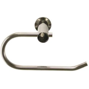 Shelca Cowrie Venus Towel Ring, Polished Stainless Steel