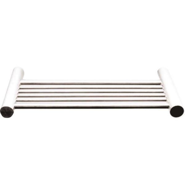 Shelca Oyster Nala Shower Soap Dish, Brushed Stainless Steel