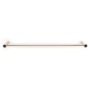 Shelca Oyster Nala Single Towel Rail, 700mm, Brushed Stainless Steel