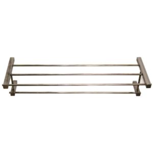 Shelca Pearl Square Towel Shelf, Stainless Steel