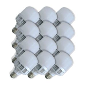 SuperBright Birdcage 5W LED Light Bulb (Equiv 45W), E27 Screw, Cool White, Pack Of 12
