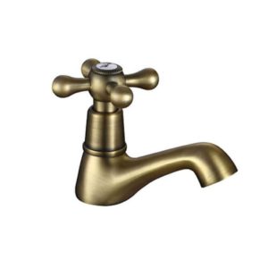 BIJIOU Adour Basin Pillar Tap, 15mm, DZR Brass, Vintage Bronze