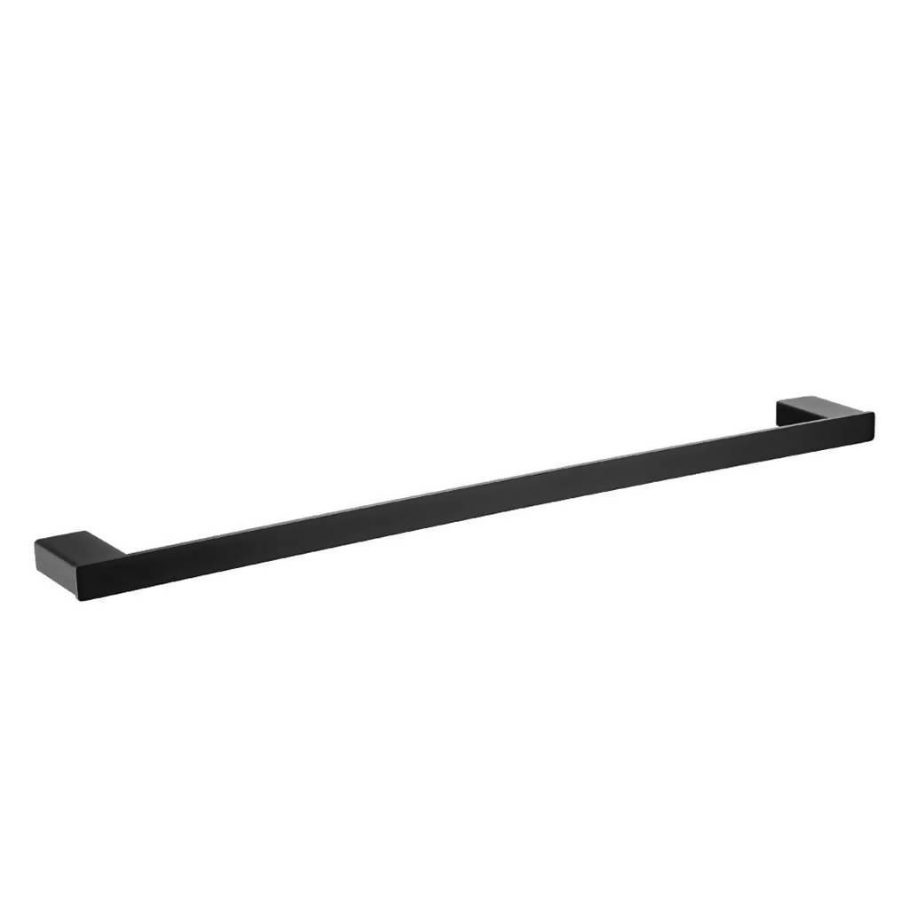 BIJIOU Clermont Single Towel Rail, 60cm, Solid Brass, Matt Black