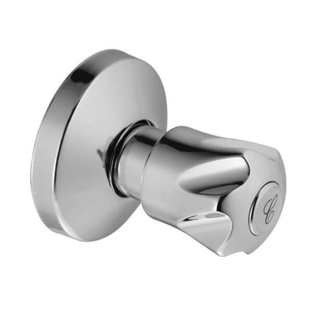 Coral Undertile Stop Tap ,CxC, 15mm, Chrome Plated DZR Brass