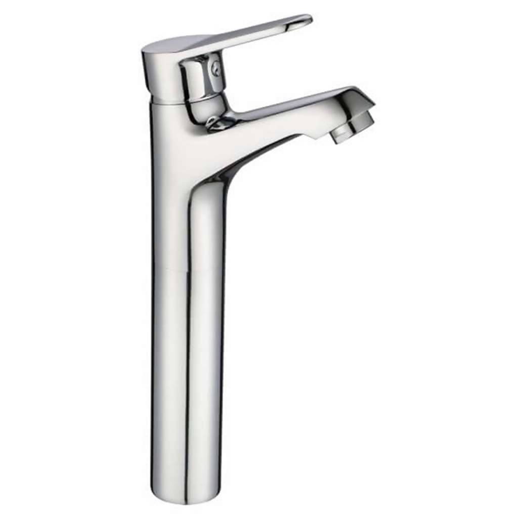 Crystal Basin Mixer, Long Body, Chrome Plated DZR Brass