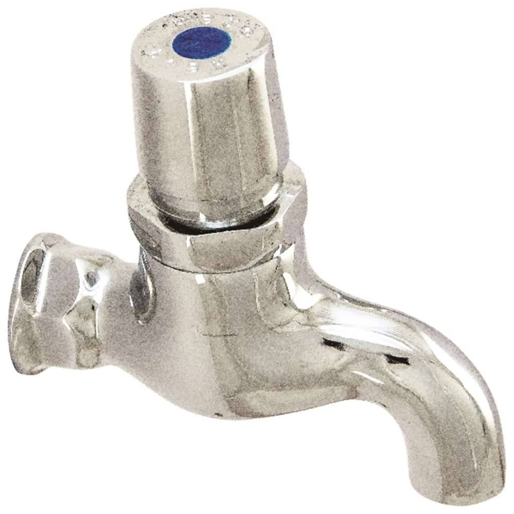 Demand Bib Tap, Short Body, Stainless Steel