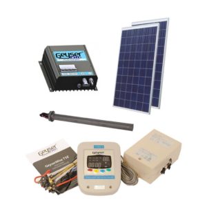 GEYSERWISE Solar PV Water Heating Retrofit Kit for 100L Geyser, 2x 250W Panels Included, High Irradiation Area